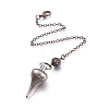 Brass Pointed Dowsing Pendulums KK-K239-03-2