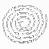 Non-Tarnish 304 Stainless Steel Paperclip Chains CHS-S006-JN957-1-A-2