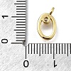 Brass Micro Pave Cubic Zirconia Pendants KK-B132-12G-O-3