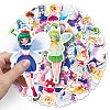 50Pcs Fairy PET Stickers PW-WGFC600-01-3