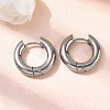 316F Stainless Steel Hoop Earrings EJEW-D341-01C-P-1