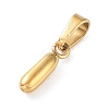 316L Surgical Stainless Steel Charms STAS-G315-01G-I-2