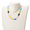 Handmade Resin Link Bracelet & Necklace Set SJEW-JS01205-4