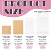100Pcs 2 Styles Square Paper Earring Display Cards and Rectangle Keychain Display Cards CDIS-TA0001-49A-3