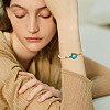 3Pcs 3 Colors Round Nylon Twisted Cord Slider Bracelet Making MAK-TA0001-32-6