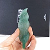 Natural Green Aventurine Feather Sculpture Display Decorations PW-WG8FA7B-04-1