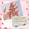 120Pcs 2 Colors UV Plating Acrylic European Beads OACR-PA0001-61-6