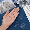 800Pcs 3 Style 304 Stainless Steel Pin STAS-PH0003-33-7