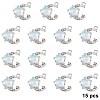 15Pcs Alloy Pendants FIND-YW0017-90B-1