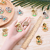 Gorgecraft 16Pcs 4 Styles Zinc Alloy Enamel Box Handles FIND-GF0005-47-3