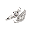 Brass Micro Pave Cubic Zirconia Pendants KK-F911-22P-2