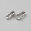925 Sterling Silver Snap on Bails STER-WH0062-008P-01-2