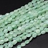 Natural Myanmar Jade/Burmese Jade Bead Strands G-O098-07-1