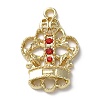 Rack Plating Light Gold Alloy Rhinestone Pendants LS-PALLOY-Z016-05G-1