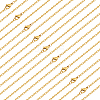 30Pcs Ion Plating(IP) 304 Stainless Steel Flat Cable Chain Necklaces Set for Men Women STAS-BBC0005-01-1