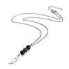 Pendant Necklaces and Stretch Bracelets Sets SJEW-JS01071-01-3