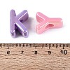 UV Plating Opaque Acrylic European Beads OACR-N160-23-5