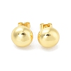 Flower/Round Rack Plating Brass Stud Earring EJEW-C078-03B-G-1