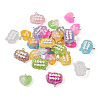 Cheriswelry 30Pcs 15 Styles Transparent Resin Pendants RESI-CW0001-21-3