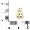 Brass Micro Pave Cubic Zirconia Pendants LS-KK-K417-17G-3