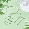 12Pcs 6 Styles Brass Ends with Chain FIND-NB00003-4