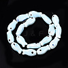 Handmade Porcelain Ceramic Beads Strands X1-PORC-T006-03O-2