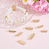 6Pcs Brass Slide Lock Clasps KK-BBC0027-58B-4
