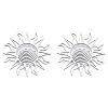 Non-Tarnish 201 Stainless Steel Filigree Joiners LS-STAS-N090-LA950-1-1