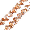 Electroplate Transparent Glass Beads Strands EGLA-N002-44-05-1