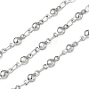 Tarnish Resistant 304 Stainless Steel Ball Link Chains CHS-L015-39-1