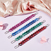 8Pcs 4 Colors Acrylic Boot Strap Chains FIND-GO00004-4