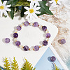 Natural Amethyst Beads Strands G-OC0001-63-10mm-6