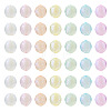 350Pcs 7 Colors Translucent Acrylic Beads TACR-TA0001-17-2