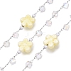 Handmade Porcelain Bead Flower Chains CHS-T006-26-1