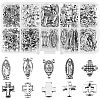 HOBBIESAY 245Pcs 10 Style DIY Religion Theme Making Finding Kit DIY-HY0001-03-1