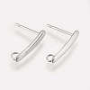 Non-Tarnish 304 Stainless Steel Stud Earring Findings LS-X-STAS-K182-23P-1
