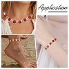 2 Strands Handmade Lampwork Beads Strands LAMP-CJ0003-18-7