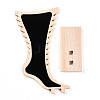 Foot Shaped Wood Anklet Storage Jewelry Rack ODIS-G018-01B-2