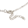 Rack Plating Alloy Pendant Necklaces Sets NJEW-B081-03-5