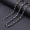 Titanium Steel Byzantine Chains Necklaces for Men FS-WG56795-193-1