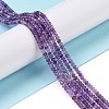 Natural Amethyst Beads Strands X-G-E194-01-2