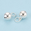 925 Sterling Silver Round Ball Charms STER-T008-24S-2