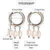 Fashionable 304 Stainless Steel Rice Chandelier Earrings LS-HF3347-2-2