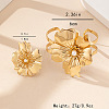 Flower Alloy Cuff Bangles & Cuff Rings Sets for Women FS-WGC4226-01-2