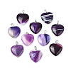 Natural Agate Pendants G-G956-B65-FF-2