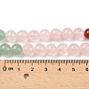 Chakra Natural Yellow Jade & Crystal Quartz & Green Aventurine & Rose Quartz & Carnelian & Sodalite & Amethyst Beads Strands G-NH0002-E03-6mm-6