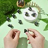 10Pcs Handmade Lampwork Beads Strands LAMP-CJ0002-08-4