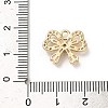 Brass Micro Pave Cubic Zirconia Pendants KK-P301-03B-G-3