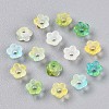 Frosted Transparent Acrylic Beads OACR-N137-72H-2