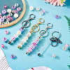 DIY Beadable Keychain Making Kit DIY-TA0006-48-7